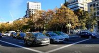 Miles de coches llenan el Paseo de la Castellana de Madrid contra la 'Ley Celaá'