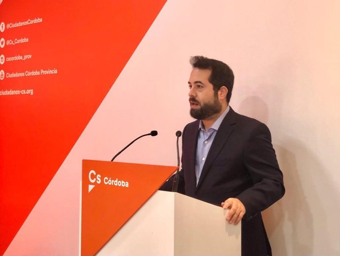El coordinador provincial de Ciudadanos (Cs) en Córdoba, Fran Carrillo.