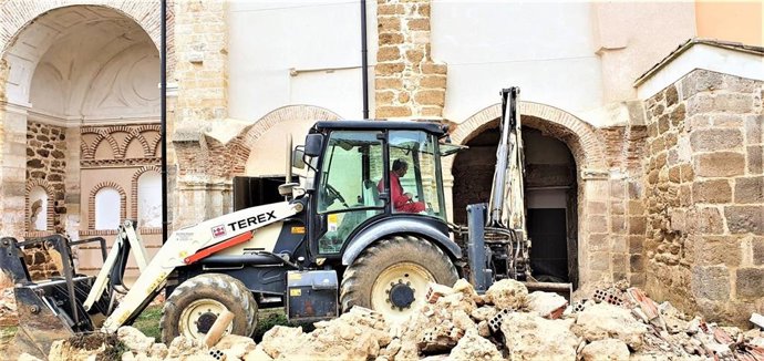 Obras en el antiguo Convento de San Francisco.