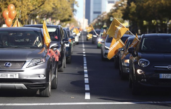 Marxa contra la llei Celáa a Madrid, 22 de novembre del 2020