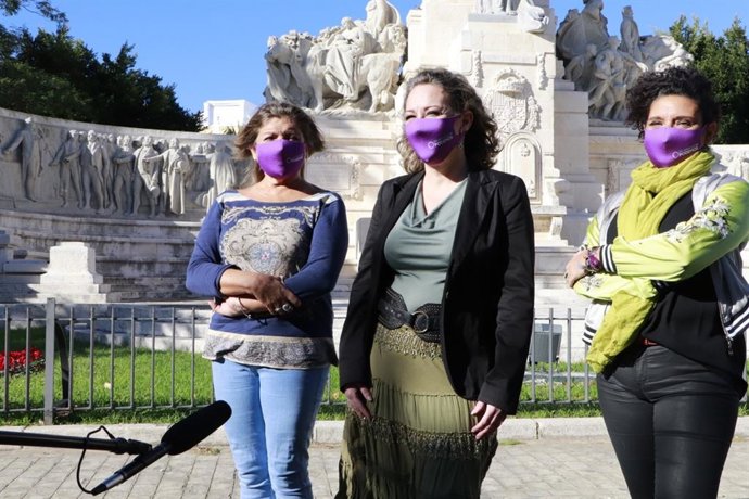 Las dirigentes de Podemos en Cádiz