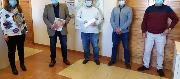 Las obras de mejora de la A-1103 entre Luna, El Frago y Biel comenzarán en 2021.