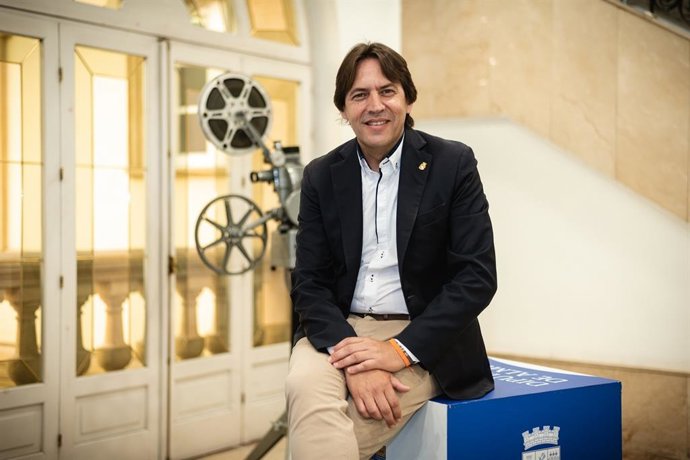 El portavoz del grupo provincial de Cs, Rafael Burgos,