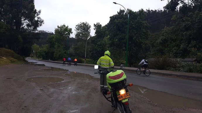 Policía de Tunja, en Boyacá, Colombia