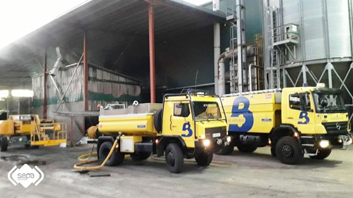 Intervención de los Bomberos en Tineo