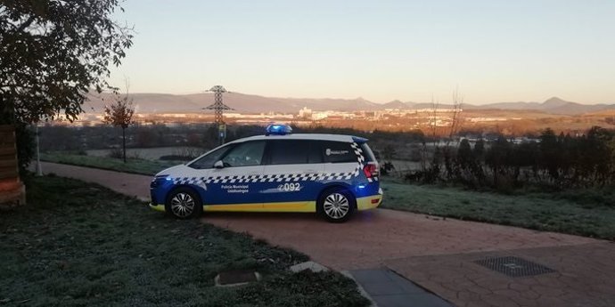 Vehículo de la Policía Municipal de Pamplona.