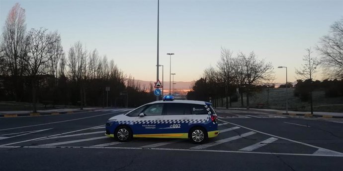 Vehículo de la Policía Municipal.