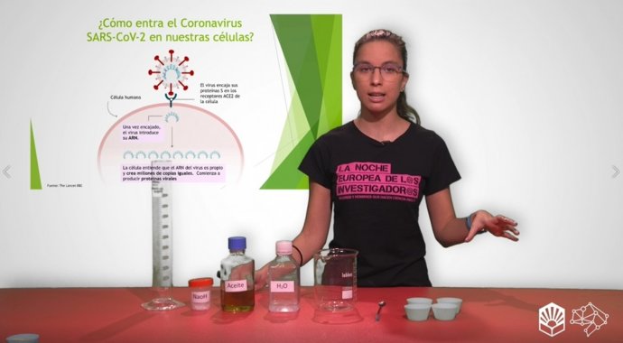 Imagen de uno de los talleres que se emitirá el 27, en el que los participantes podrán fabricar jabón artesanal desde casa