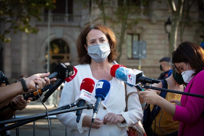 La presidenta de l'ANC, Elisenda Paluzie.