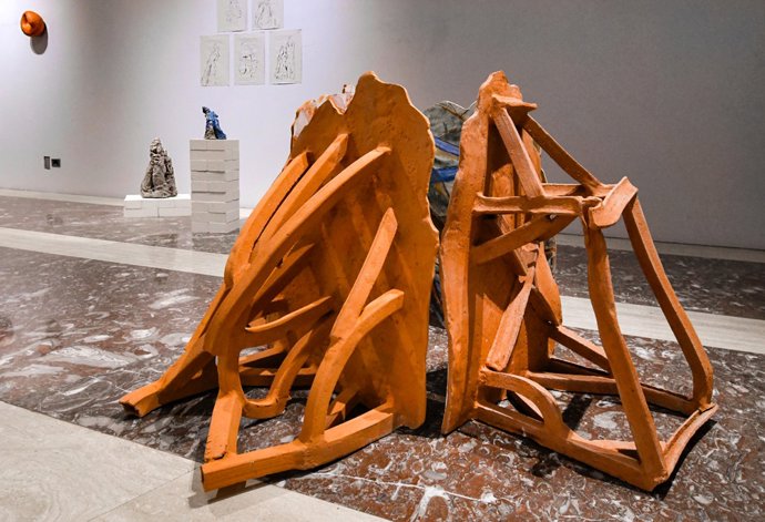 Una de las obras que se incluyen en la muestra "Gea".