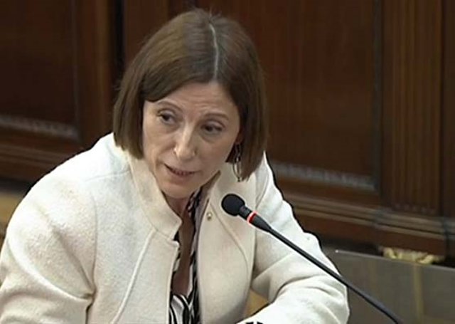 L'expresidenta del Parlament Carme Forcadell.