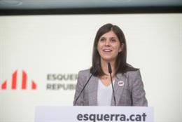 La secretaria general adjunta y portavoz de ERC, Marta Vilalta.