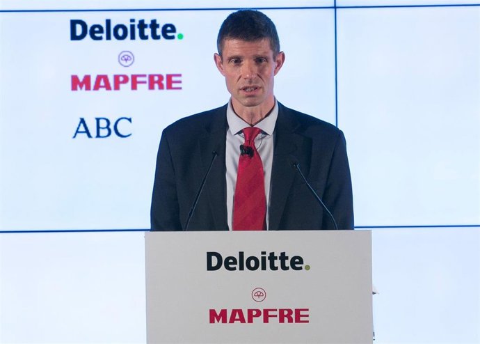 El subdirector general de la Dirección General de Seguros y Fondos de Pensiones (DGSFP), José Antonio Fernández de Pinto, en el XXVII Encuentro del Sector Asegurador organizado por Deloitte, Mapfre y 'ABC'.