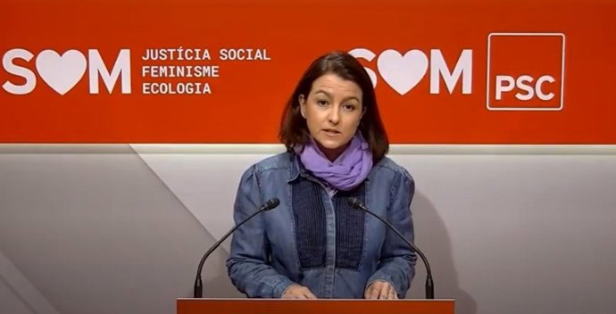 La portavoz del PSC en el Parlament, Eva Granados