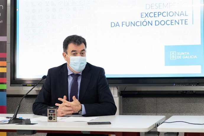 El conselleiro Román Rodríguez