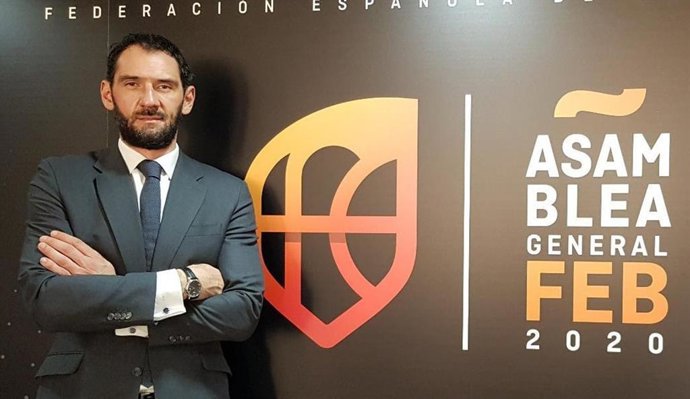 Jorge Garbajosa en la Asamblea FEB