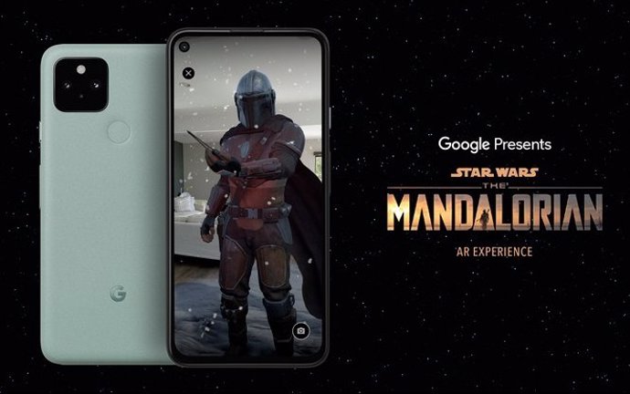 Experiencia de Realidad Aumentada de The Mandalorian en Android.