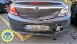 Policía de Alcorcón localizan al conductor de un coche que colisionó contra otro y se dio a la fuga