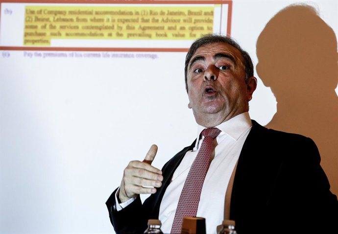 El expresidente de Nissan, Carlos Ghosn.