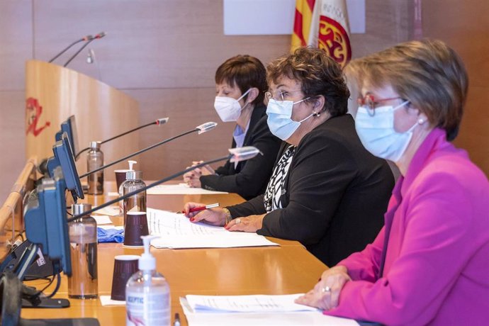 Representantes de la Xarxa Vives, en la aprobación de la Declaración de Tarragona