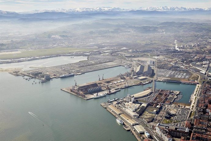 Puerto de Santander. Vista aérea