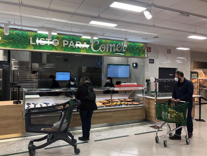 Sección Listo para comer de Mercadona