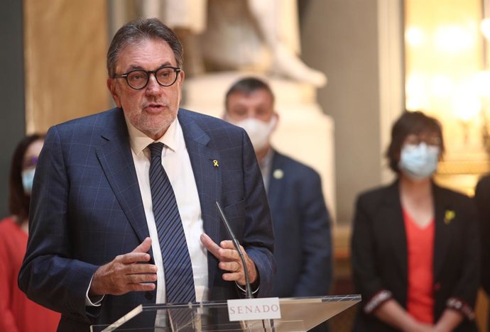 El portaveu de JxCat al Senat, Josep Lluís Cleries. Madrid, (Espanya), 1 de juliol del 2020.