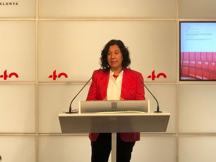 La portaveu dels comuns al Parlament, Susanna Segovia