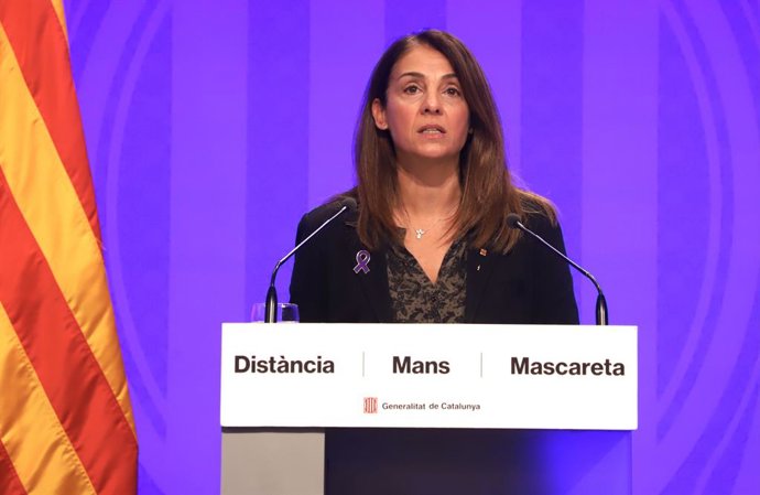 La portaveu del Govern, Meritxell Budó