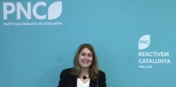 La secretria general del PNC, Marta Pascal