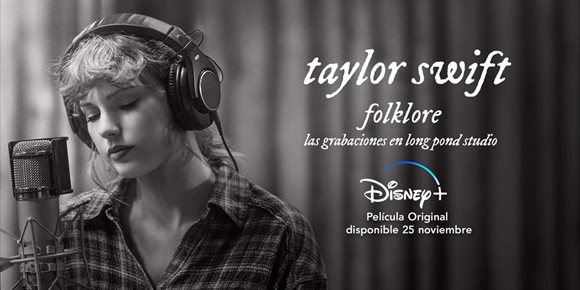 1. Taylor Swift revela los secretos de su disco folklore en Disney+