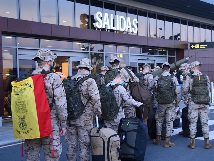 Militares de la Brigada Extremadura XI parten hacia Mali