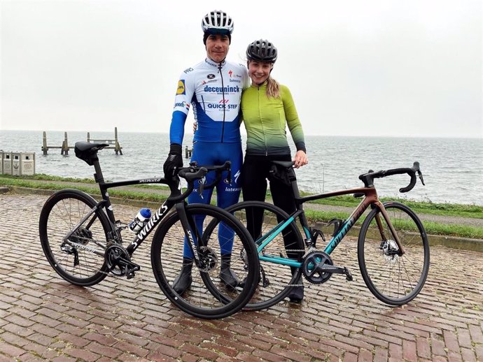 El ciclista neerlandes Fabio Jakobsen vuelva a entrenar tres meses después de su accidente
