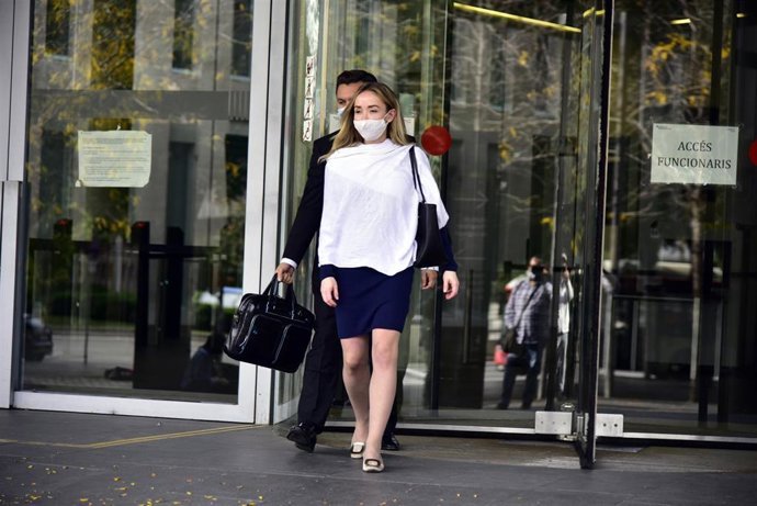 La esposa de Josep Maria Mainat, Angela Dobrowolski.