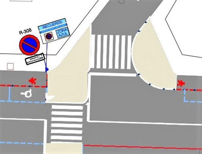 La calle Gonzalo de Berceo presenta cambios en su urbanización