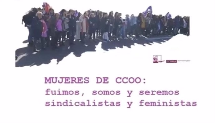 Imagen de la campaña de CCOO de Asturias con motivo del 25N.