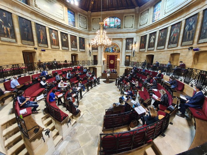 Pleno en la Casa de Juntas de Gernika