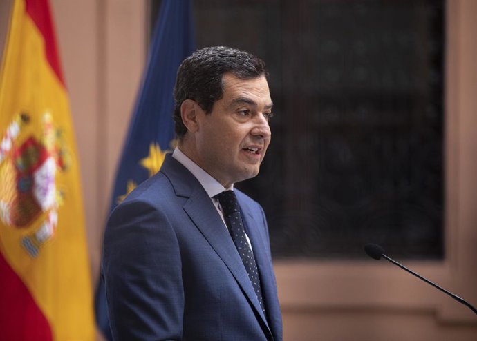 El president de la Junta d'Andalusia, Juanma Moreno