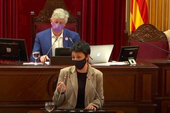 La portavoz del PSIB en el Parlament, Sílvia Cano.