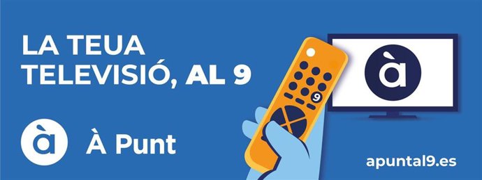  Punt lanza una campaña para pedir a los espectadores que coloquen la televisión valenciana en el 9 de sus mandos a distancia