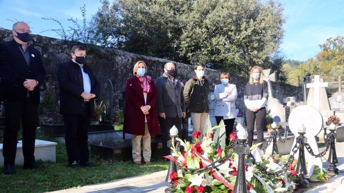 Acto conemorativo del PNV a Sabino Arana en el aniversario de su fallecimiento, en Sukarrieta (Bizkaia)