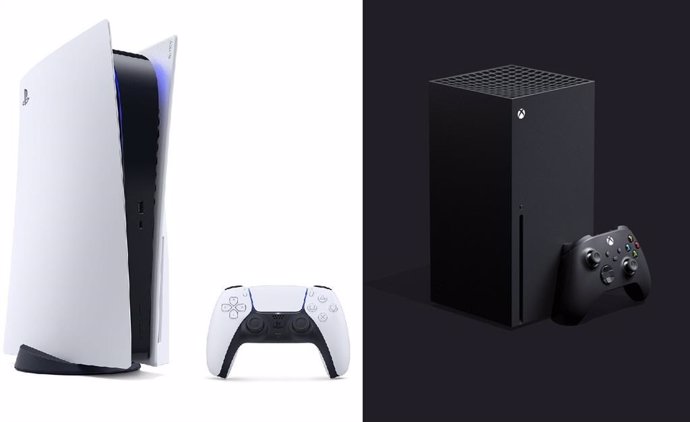 PlayStation 5 (izquierda) y Xbox Series X (derecha)