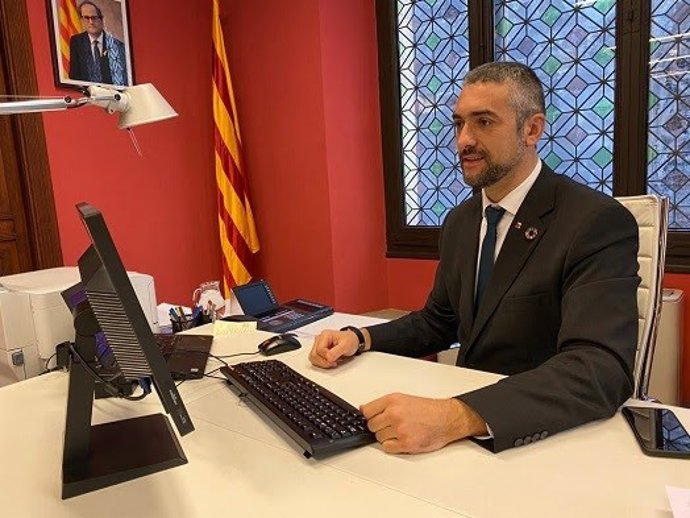 El conseller d'Acció Exterior, Relacions Institucionals i Transparncia, Bernat Solé.