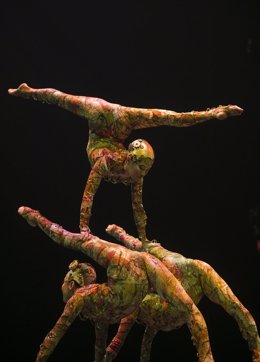 Ensayo general de 'Kooza'  de Cirque du Soleil en Sevilla, a 15 de enero de 2020.
