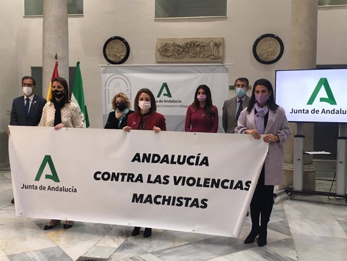 Conmemoración de la Junta de Andalucía del Día Internacional de la Eliminación de la Violencia contra la Mujer en Málaga
