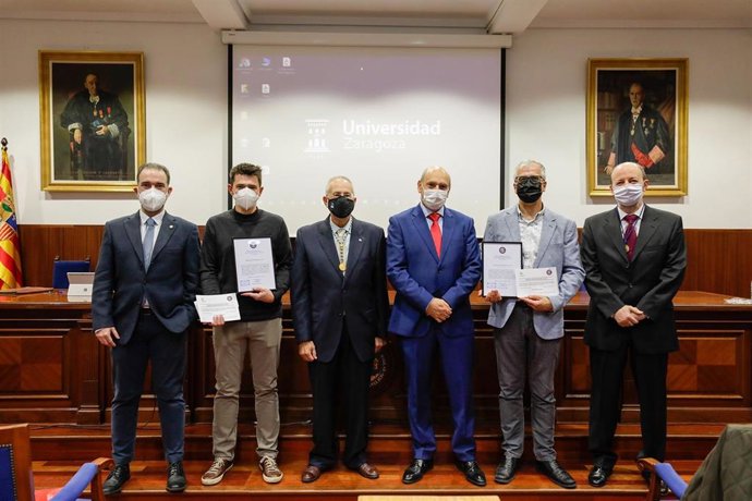 La Real Academia de Ciencias Exactas, Físicas, Químicas y Naturales de Zaragoza y el Grupo San Valero entregan los premios anuales de investigación.