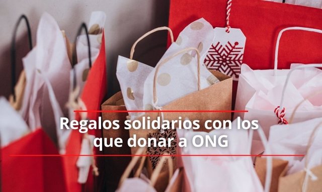 Regalos solidarios con los que donar a ONG