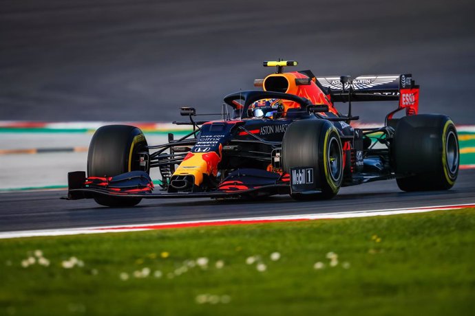 Coche de Red Bull durante un Gran Premio