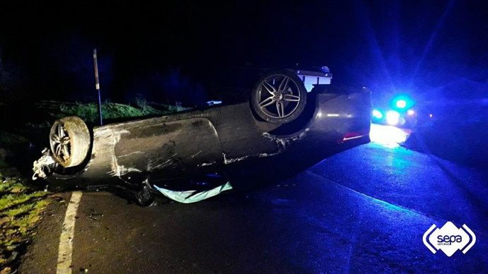 Accidente de tráfico en Teverga.