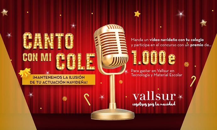 Vallsur organiza un concurso de canciones de Navidad destinado a los colegios de Valladolid